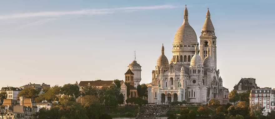 The Sacré Cœur in Montmartre, France.