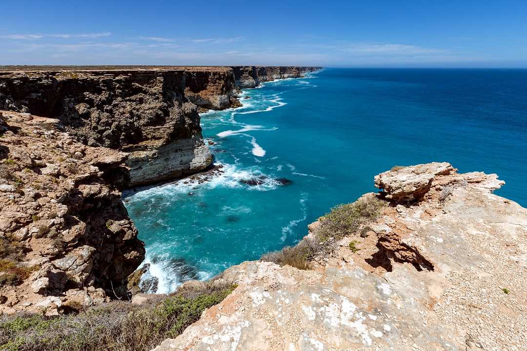 Head of Bight lookout in the Nullarbor, South Australia 