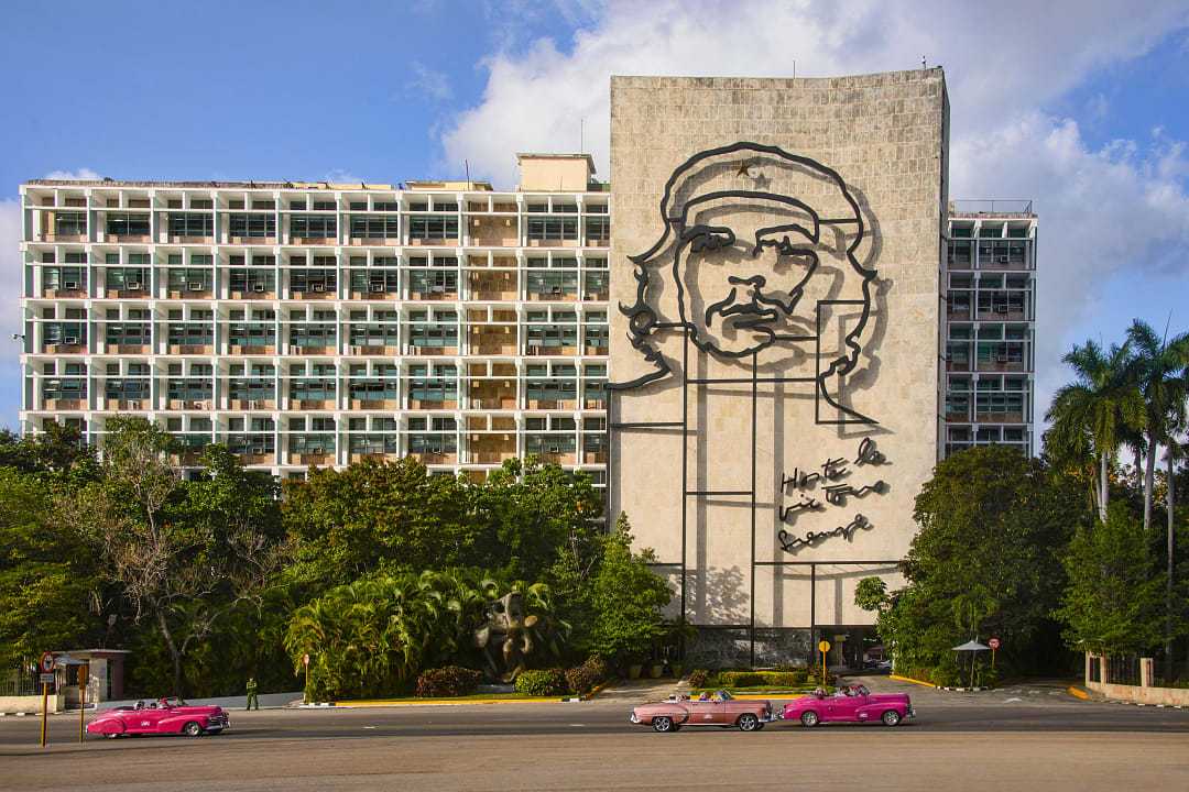 Che Guevara memorial at Plaza de la Revolucion in Havana, Cuba