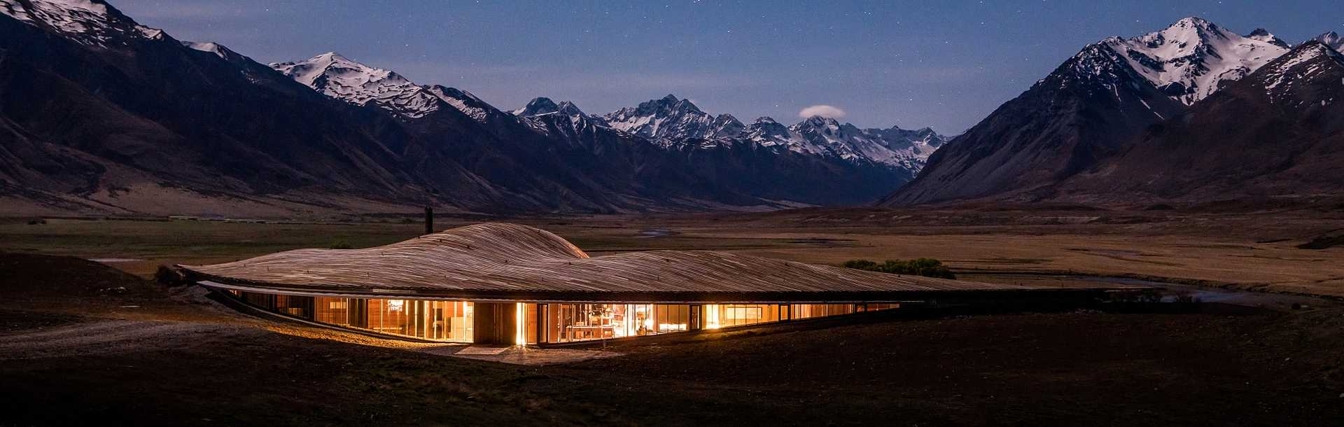The Lindis, luxury lodge, in Ahuriri Valley, North Otago, New Zealand