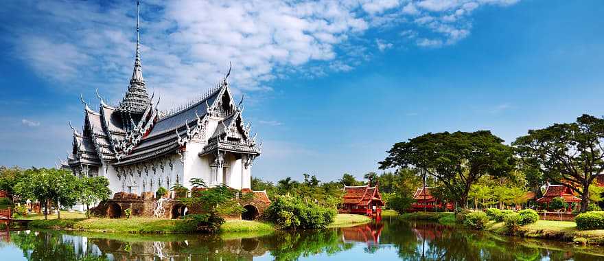 Sanphet Prasat Palace in Ayutthaya, Thailand. 