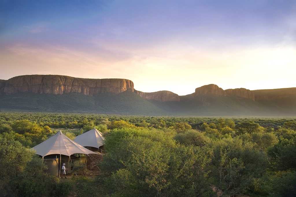 Tented suite at Marataba Safari Lodge in South Africa
