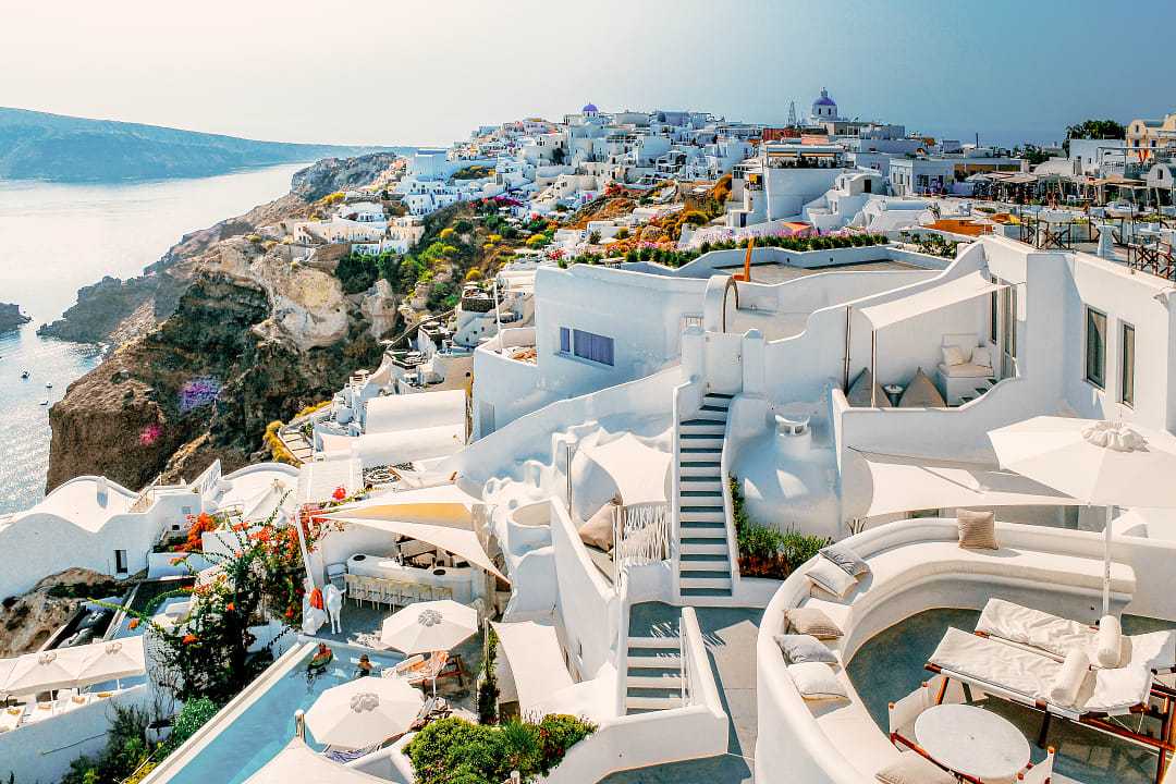Santorini.
