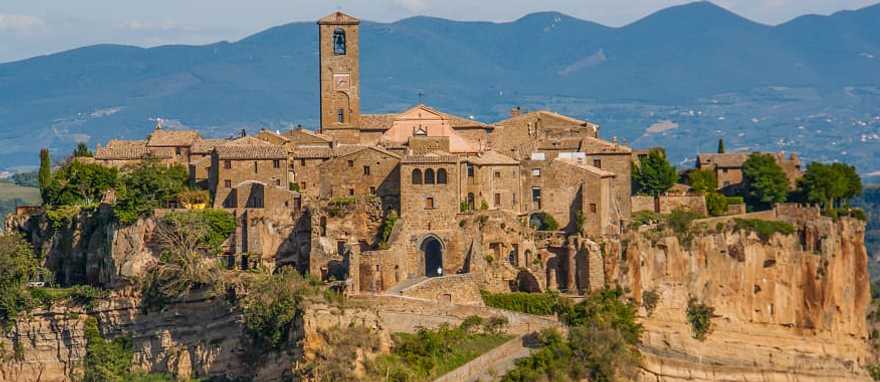 Civita di Bagnoregio is one of the most unusual sights in Italy. Civita di Bagnoregio is one of the most unusual sights in Italy.