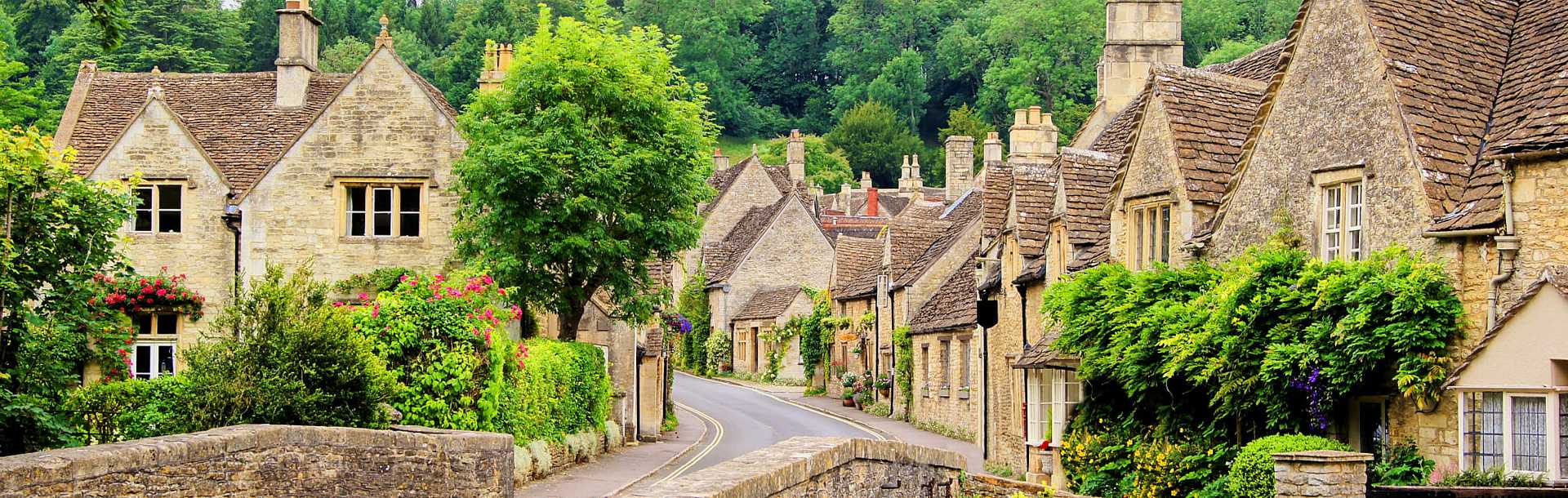 Cotswold village of Castle Combe, England