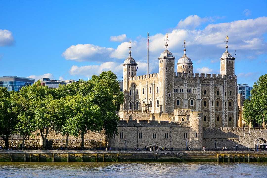The tower of London in England