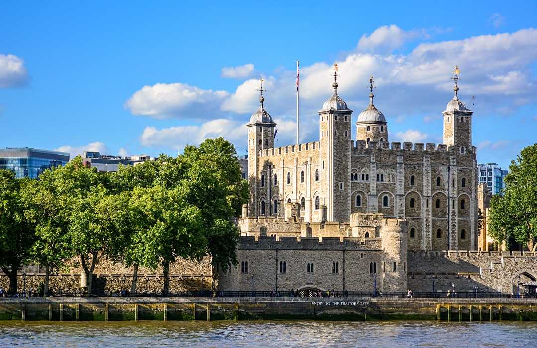 The Tower of London in London, England