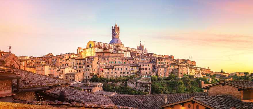 Siena, a city in Tuscany, Italy.