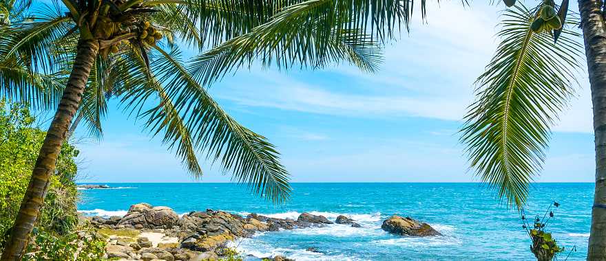 Tropical beach in Sri Lanka