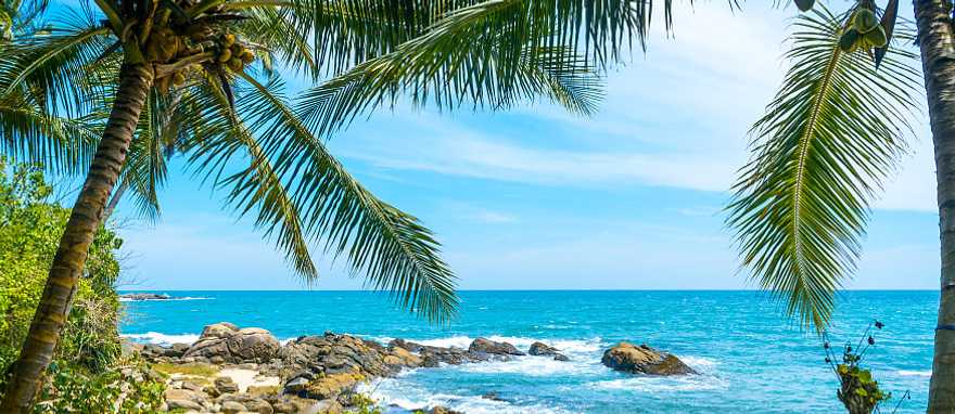 Tropical beach in Sri Lanka Tropical beach in Sri Lanka