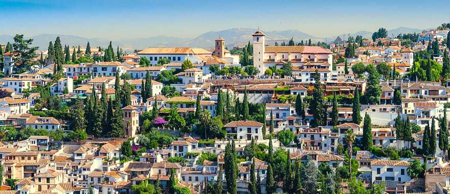 View of Granada in Spain