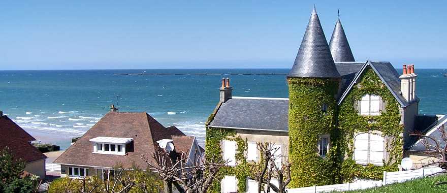 Norman Manor in English Channel, Normandy, France