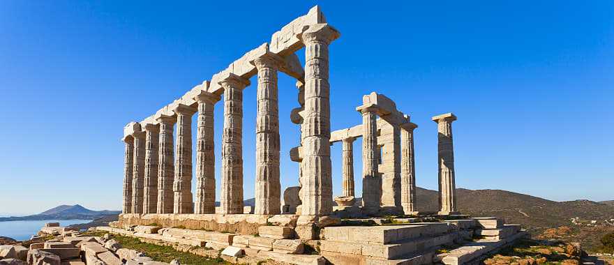 Poseidon Temple at Cape Sounion in Greece