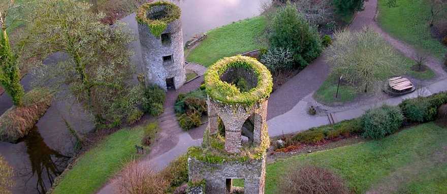 Walk around Blarney Castle to kiss the legendary Blarney Stone in Ireland Walk around Blarney Castle to kiss the legendary Blarney Stone, the magical stone of eloquence.