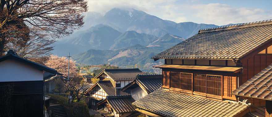 Visit Magome, a postal town on the Nakasendo Trail known as the Road Through the Mountains.