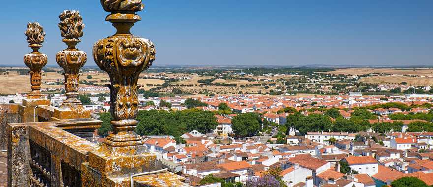 View from the balcony of the Sé Catedral de Évora, Portugal