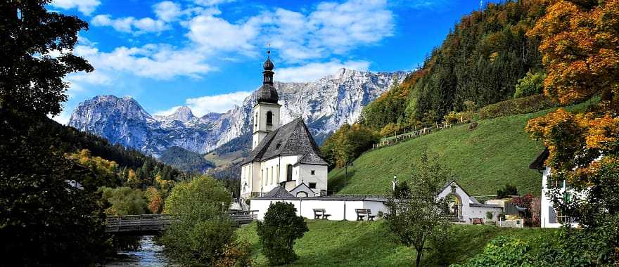 Berchtesgaden during summer in Germany
