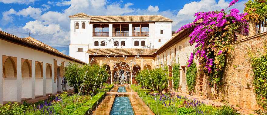 The Generalife, UNESCO World Heritage Site in Granada
