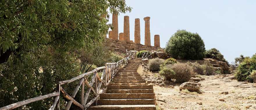 Temple of Juno in Sicily, Italy.  Temple of Juno in Sicily, Italy.