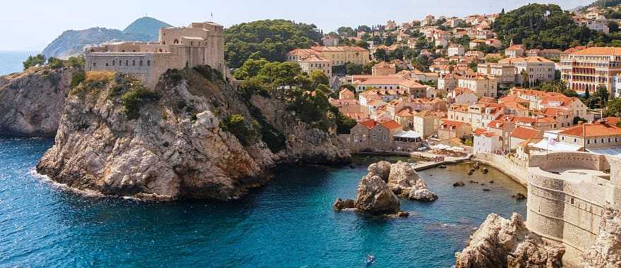 Picturesque island of Hvar, the longest island in Croatia