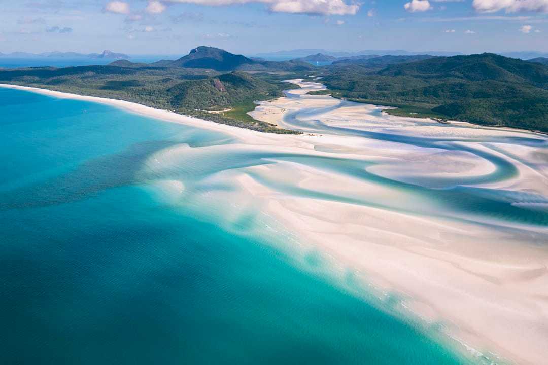 Hill Inlet at Whitehaven Beach, Australia