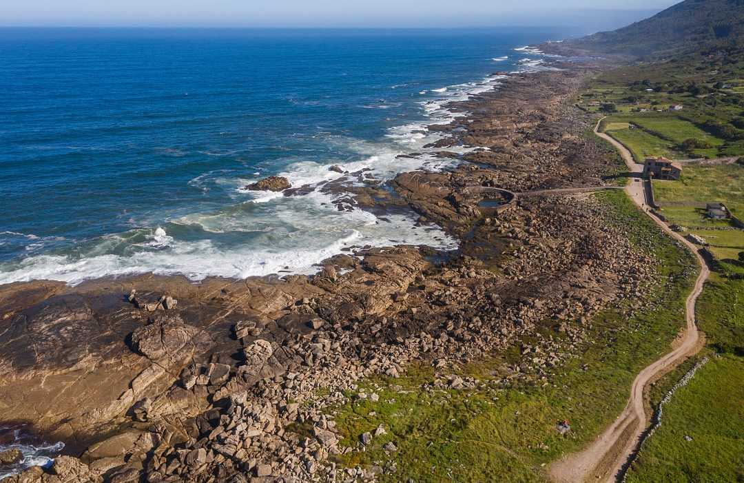 A segment of the Coastal Camino, Portugal. A segment of the Coastal Camino, Portugal.