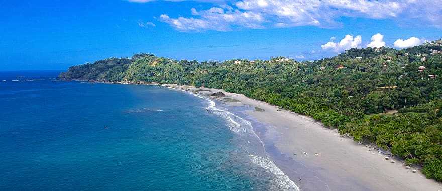 Visit the pristine sandy shores of the Pacific at Manuel Antonio National Park