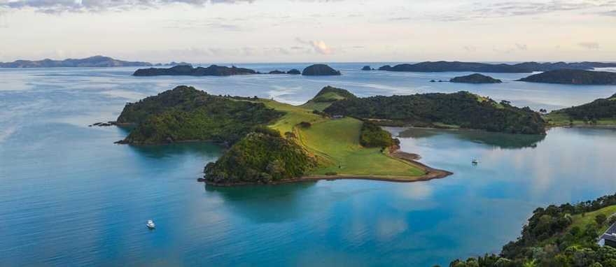 Paroa Bay in New Zealand. Paroa Bay in New Zealand.