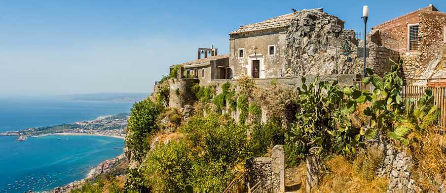 Medieval church of the city of Taormina. Sicily, Italy Medieval church of the city of Taormina. Sicily, Italy