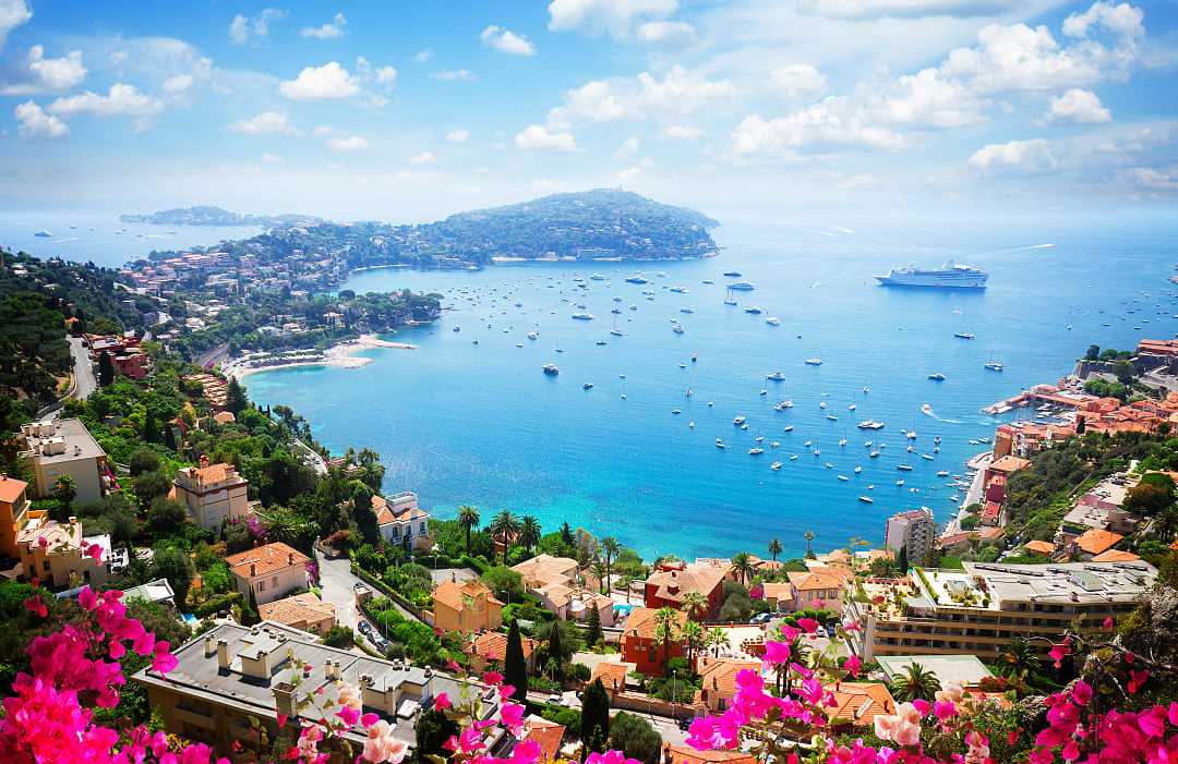 Côte d'Azur or French Riviera in France