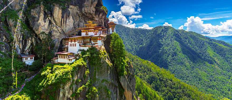 Tiger nest monastery in Taktshang, Bhutan