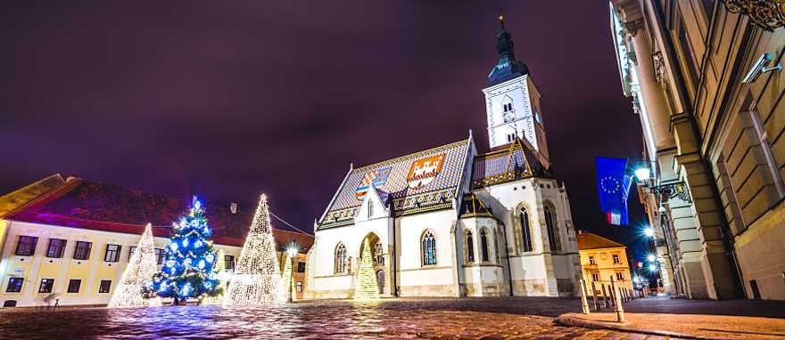 St. Mark's Church at Christmas, Zagreb St. Mark's Church at Christmas, Zagreb