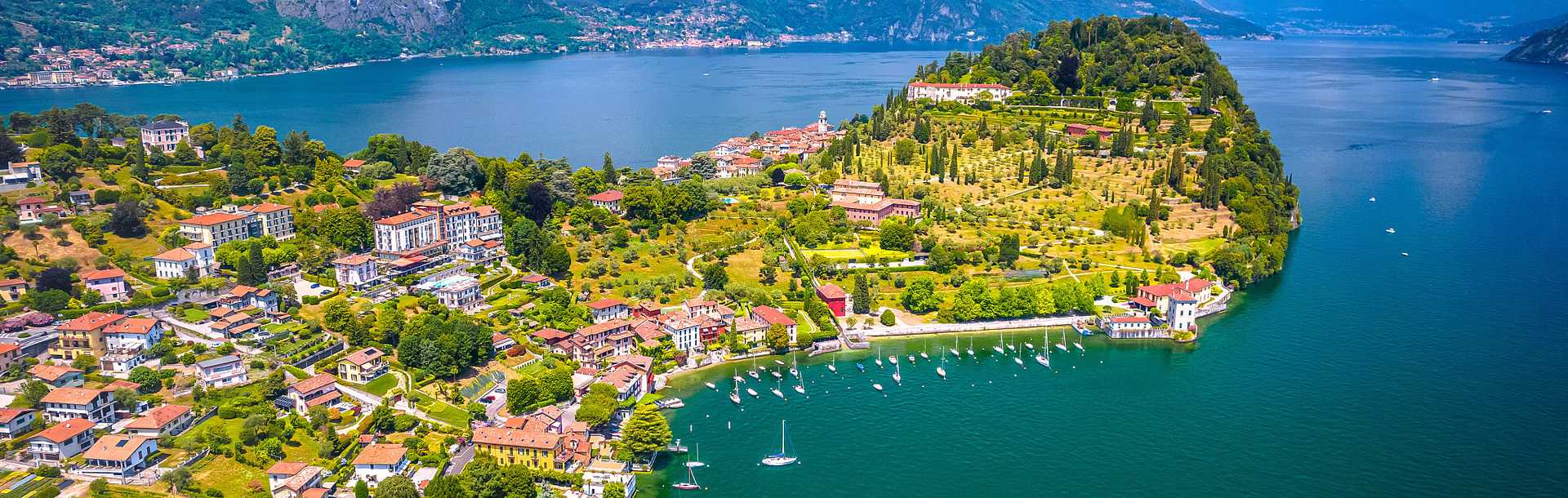 View of Bellagio Town on Lake Como, Italy View of Bellagio Town on Lake Como, Italy