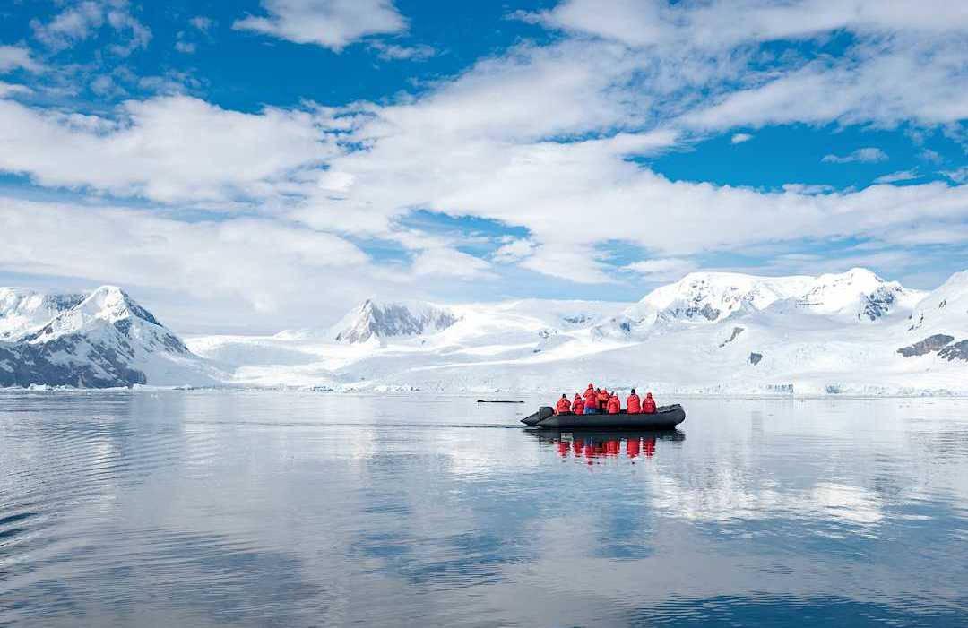Expedition in Antarctica.