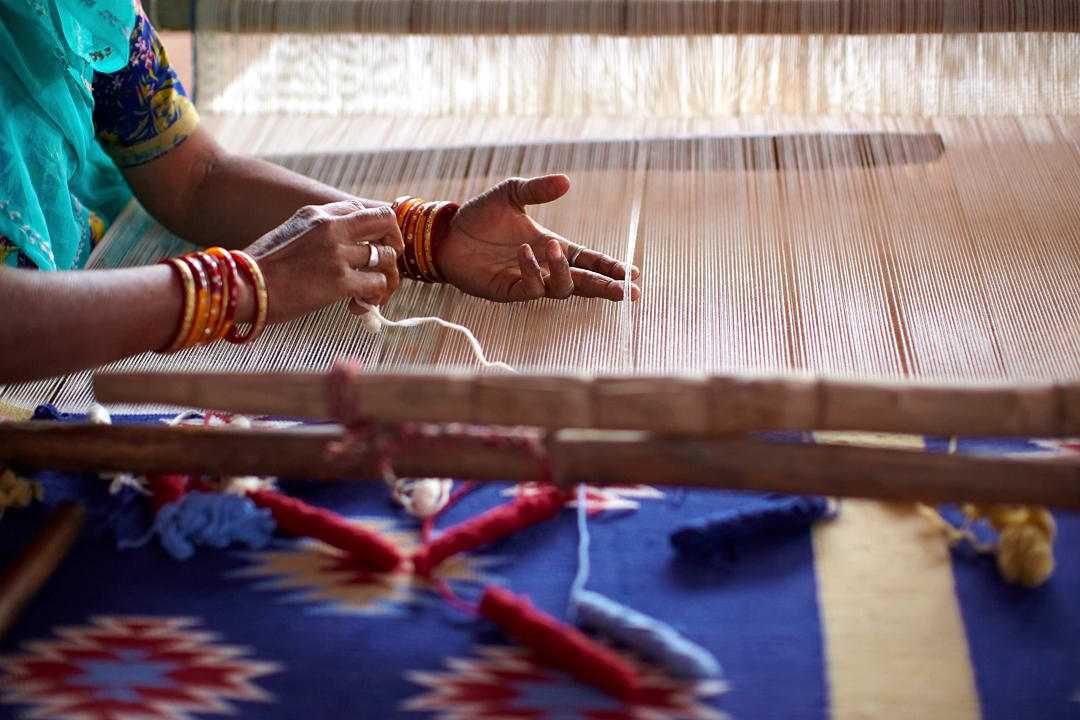 Ancient tradition of handloom weaving in India