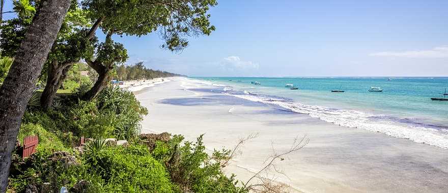 Diani Beach in Kenya 