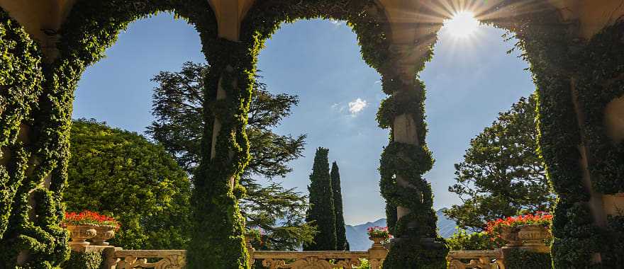 Villa Balbianello on Lake Como, Italy