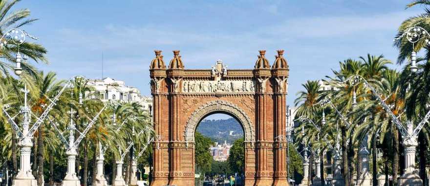 Triumph Arch in Barcelona, Spain. Triumph Arch in Barcelona, Spain.