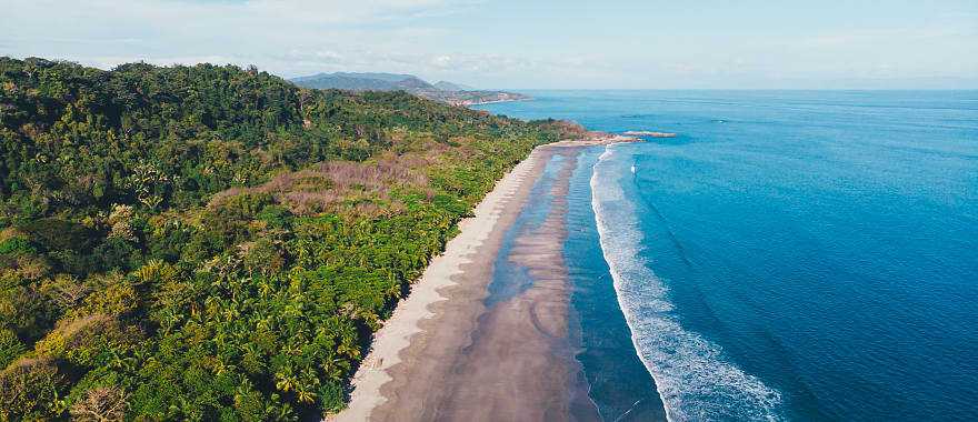 View of Playa Grande in Montezuma, Costa Rica