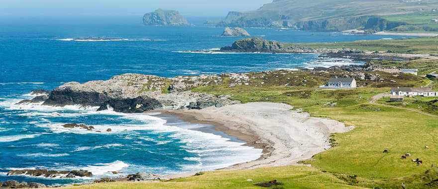 The Donegal coastline in Ireland