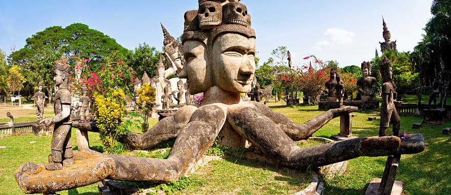 Buddha park in Vietniane, Laos