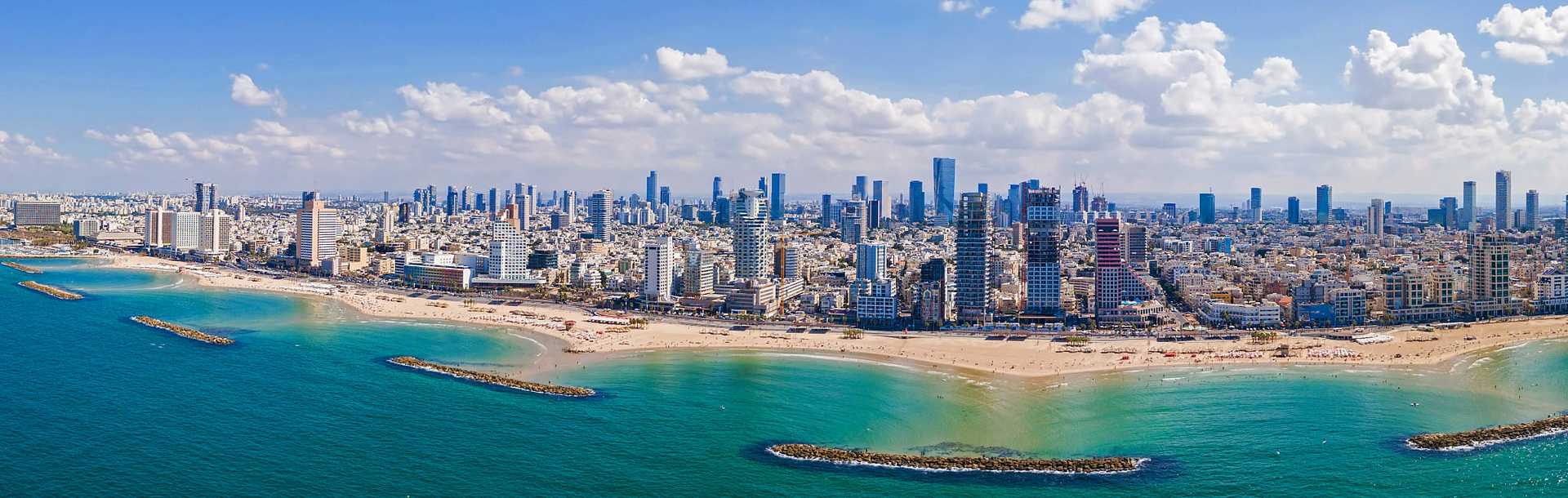 Tel Aviv, on Israel's Mediterranean Coast
