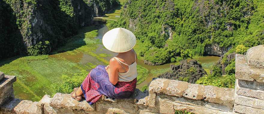 View of Huang Mua in Ninh Binh, Vietnam