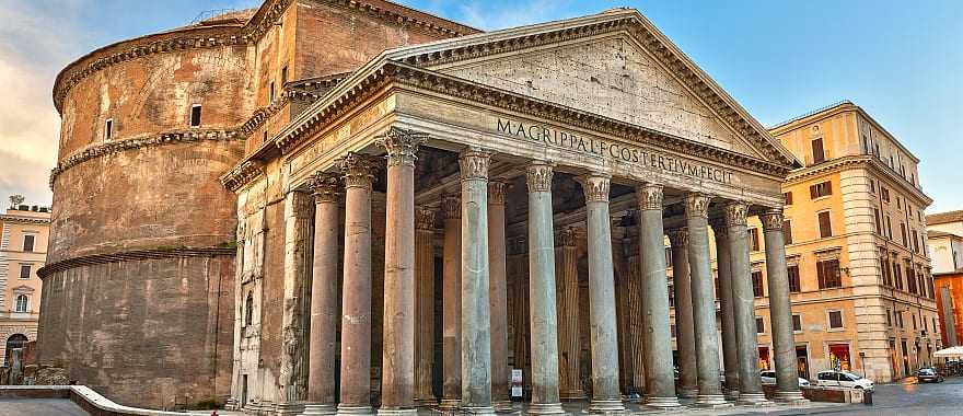 The Pantheon in Rome, Italy 