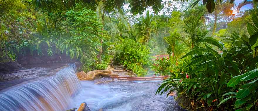 Natural hot springs in Costa Rica