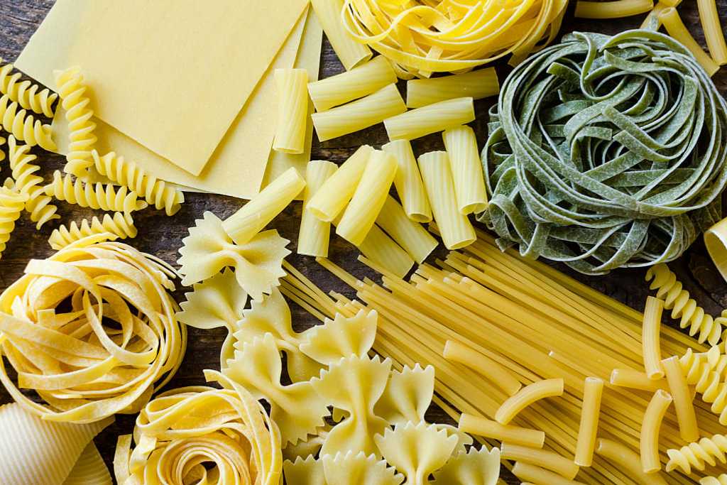 Types of Italian pasta