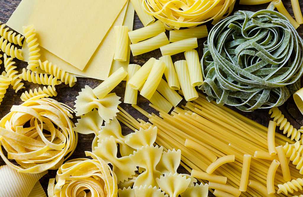 Types of Italian pasta