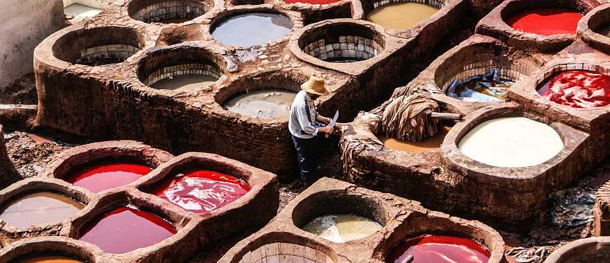 Morocco Fez Tannery 