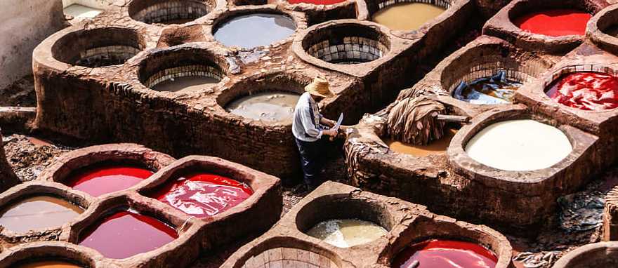 Morocco Fez Tannery Morocco Fez Tannery