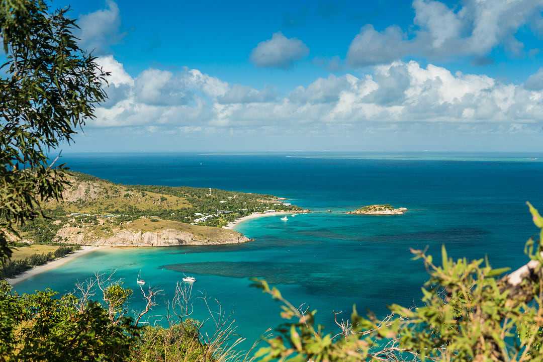 View from Cook's Lookout on Lizard Island, Australia.  Photo courtesy of Lizard Island Resort